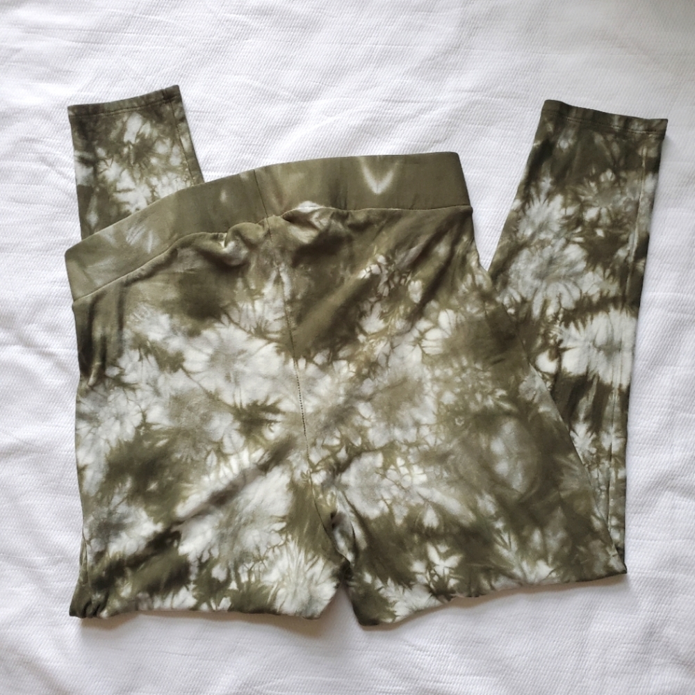 Torrid Moss Green Tie Dye High Rise Sweatpants Legging 2X - Picture 10 of 10